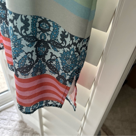 Anthropologie Dream Daily Flamingo Shift Dress Sz M Resortwear Beach Colorful - Picture 6 of 10